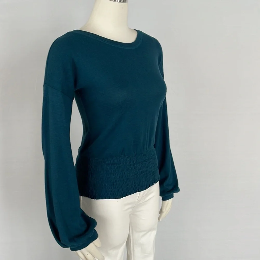 NWT Abercrombie and Fitch Teal Top X Small - Picture 4 of 10